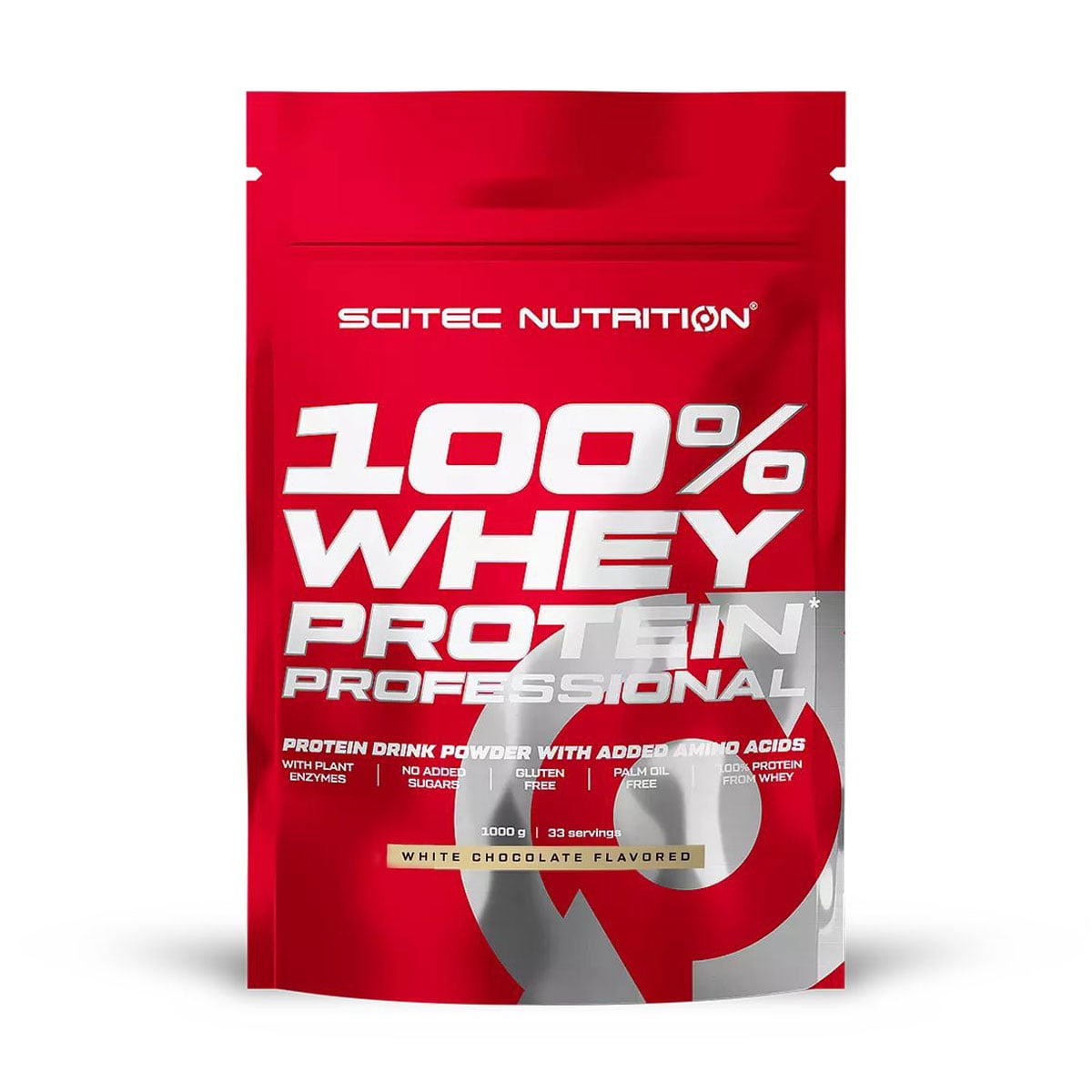 Пpoтeїн Scitec Nutrition 100% Whey Protein Professional Білий шоколад, в порошку, 1 кг